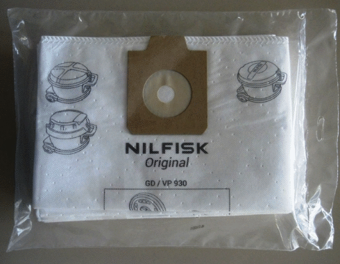 Nilfisk VP930 Fleece Dust Bags 5pc