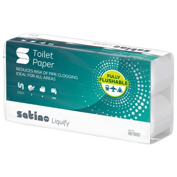 Satino Liquify 2laags 8 rollen a 250vel