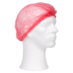 Premium haarnetjes PP, 53cm, Nonwoven Rood 200st