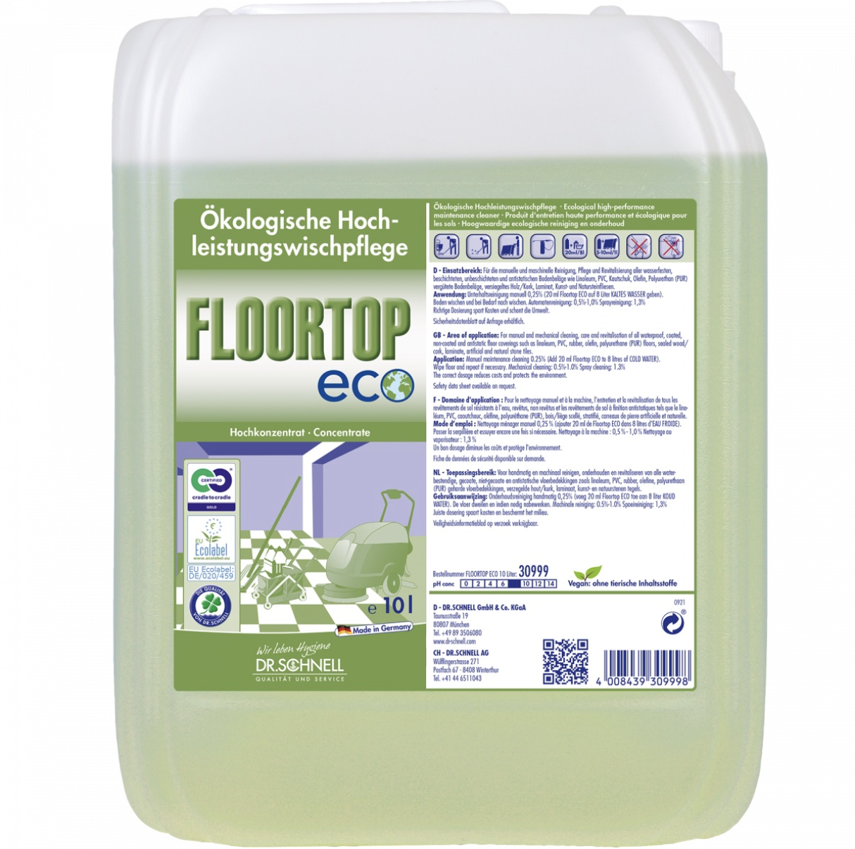 Dr Schnell Floortop Eco 10L