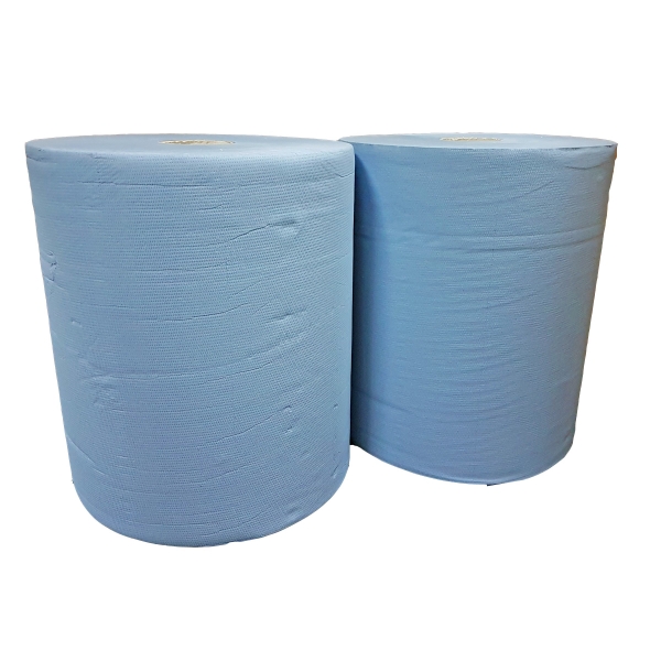 Industrierol blauw 175m 2lgs 2 stuks