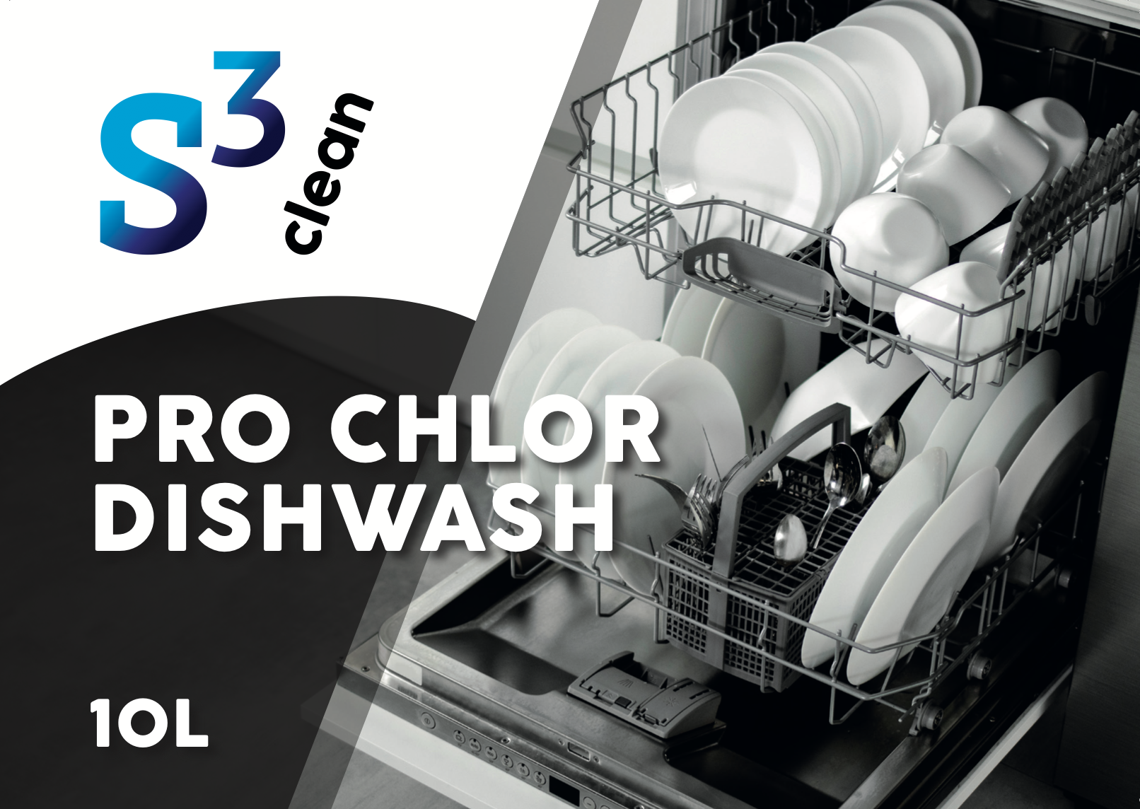 S3 Pro Chlor Dishwash 10L